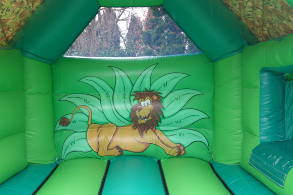 Jungle Combi Bouncy Castle large 9