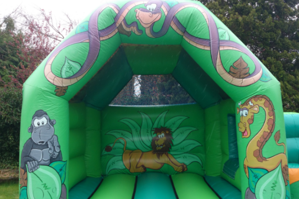 Jungle Combi Bouncy Castle large 7