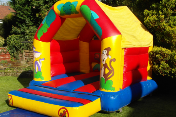 Jungle bouncy castle large 2