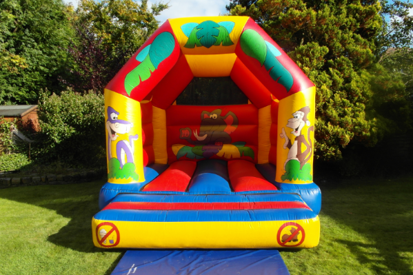 Jungle bouncy castle large 3