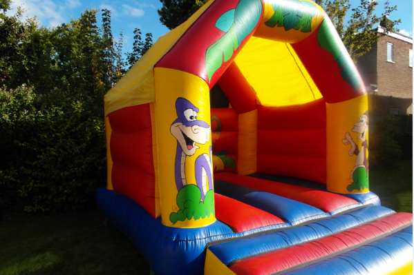 Jungle bouncy castle large 7