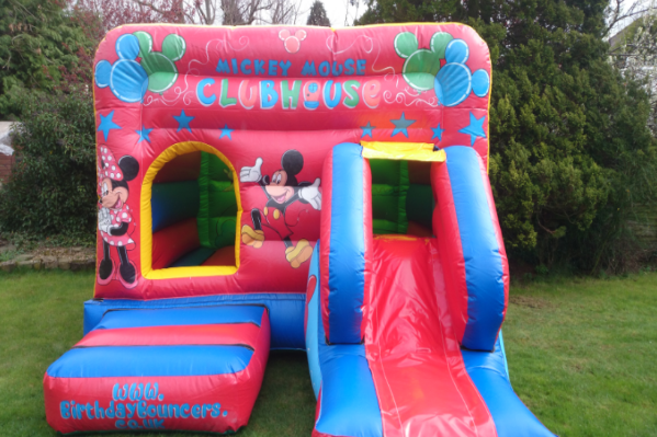 Mickeys club house Bouncy Castle large 3