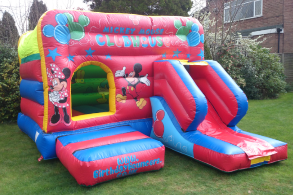 Mickeys club house Bouncy Castle large 1