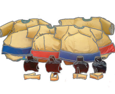 sumo suits cartoon